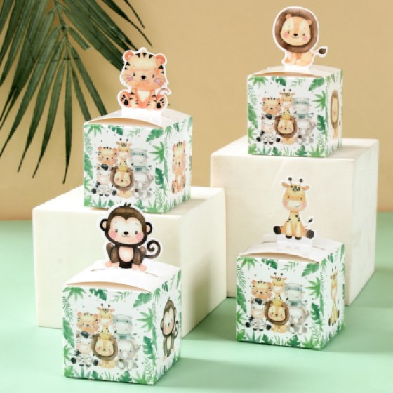 Ukrasne kutijice - Safary 02 Kutijice za slatkiše - Safary 02