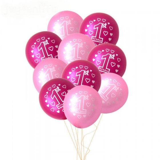 Latex baloni rozi MIX 1 Latex baloni rozi MIX 1