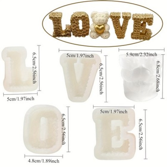 Silikonski kalup za svijeće 