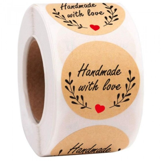 Samoljepljive naljepnice "Hand Made" 07