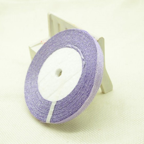 Organza glitter traka ljubičasta Organza traka glitter ljubičasta