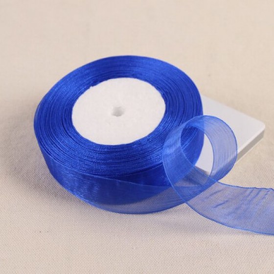 Organza traka kraljevsko plava Organza traka kraljevsko plava