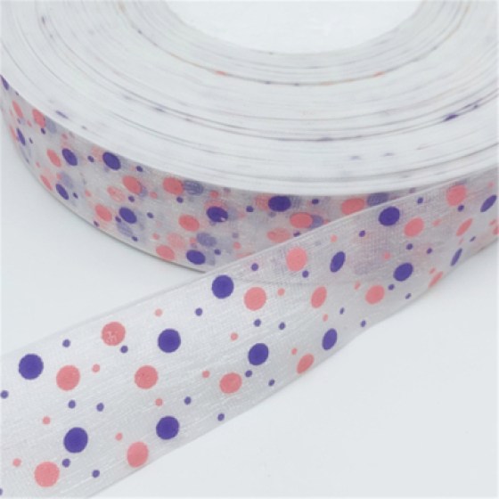 Organza traka - točkice 01