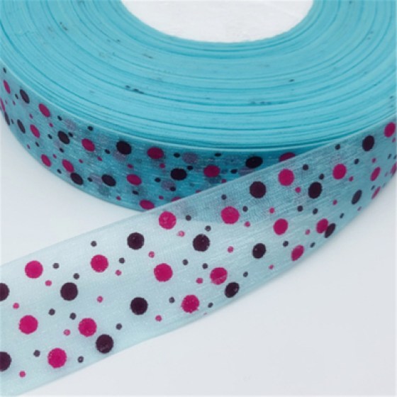 Organza traka - točkice 07