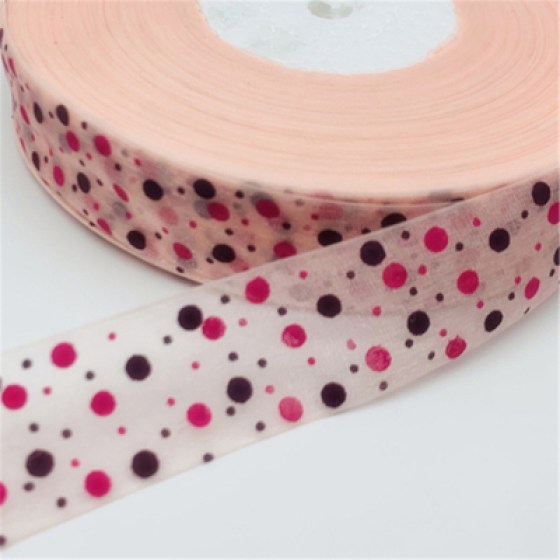 Organza traka - točkice 03