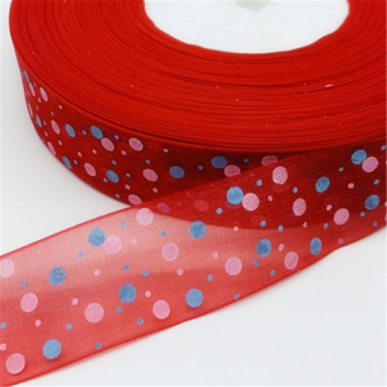 Organza traka - točkice 06