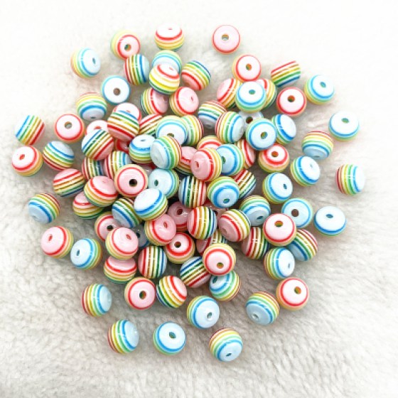 Perlice akrilne MIX 8mm II