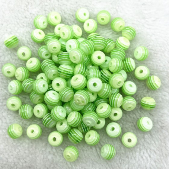 Perlice akrilne zelene 8mm