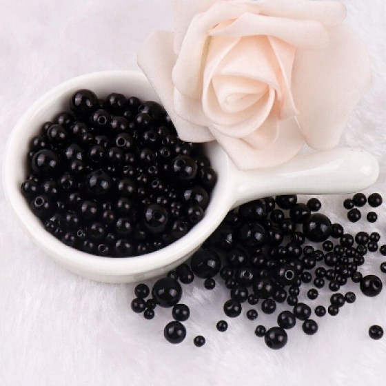 Perlice akrilne crne