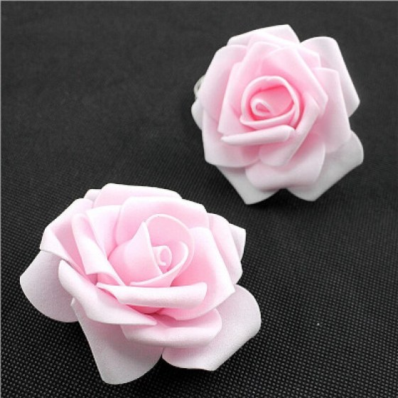 Poliform ružice svijetlo roze 6cm