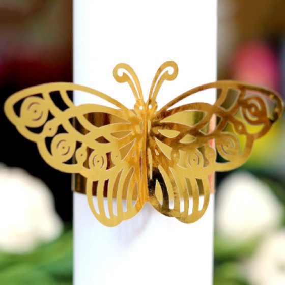 Prsteni za salvete zlatni II Prsteni za salvete zlatni II