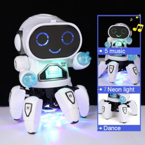 Interaktivni robot bijeli
