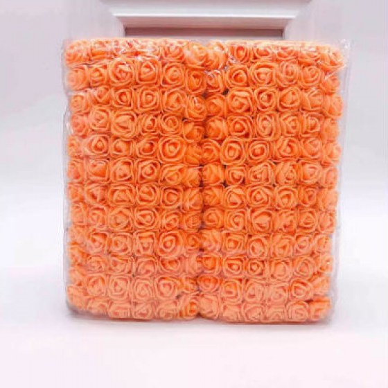 Spužvaste ružice narančaste 2cm Spužvaste ružice narančaste