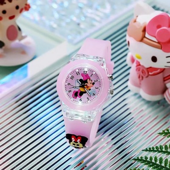 Minnie dječji sat ljubičasti