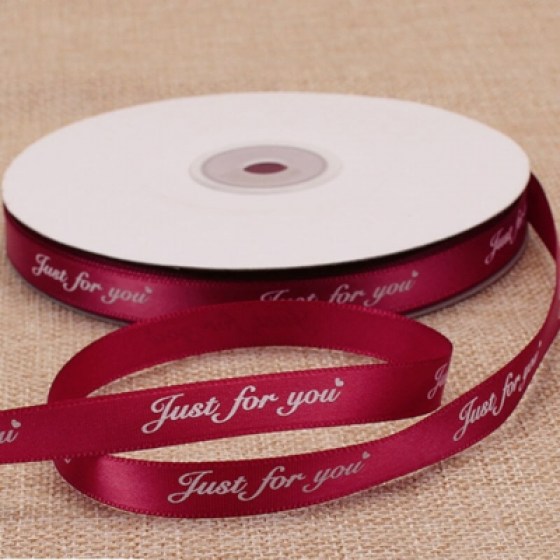 Ukrasna satenska traka bordo 10mm