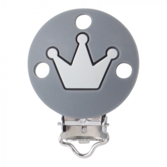 Kopča kruna - siva