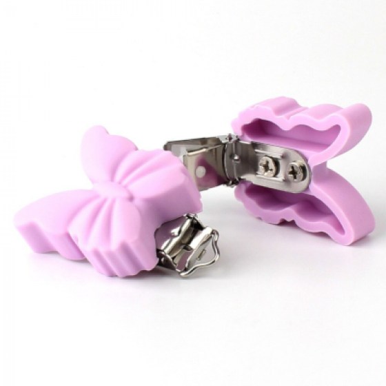 Kopča leptir - ljubičasta