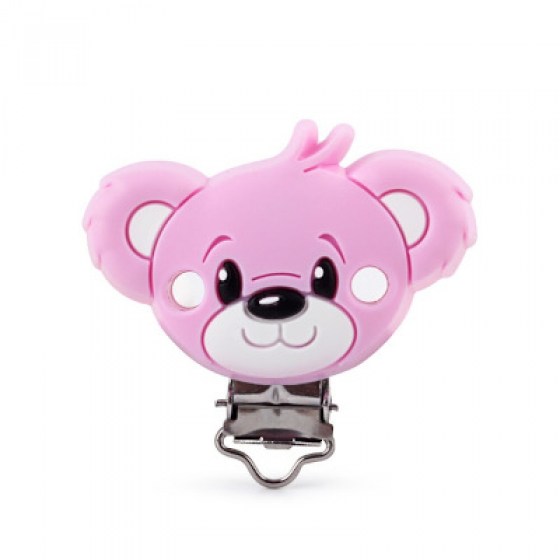 Kopča medo - ljubičasta