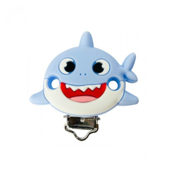 Kopča baby shark - svijetlo plavi