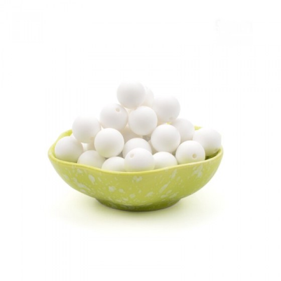 Silikonske perlice bijele 9mm Silikonske perlice bijele 9mm