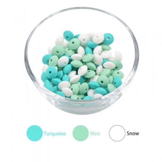 Silikonske perlice MIX 09