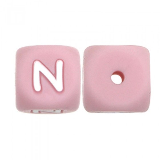 Silikonsko slovo N - roza Silikonska slova N - roza