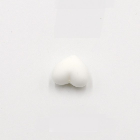 Silikonsko srce - bijelo