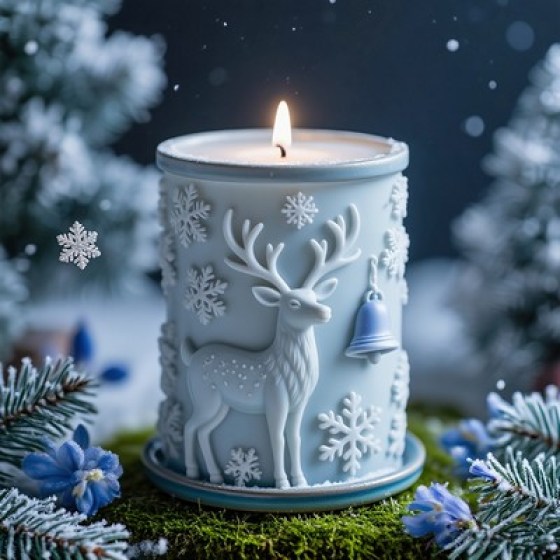 Silikonski kalup - božićna vrećica