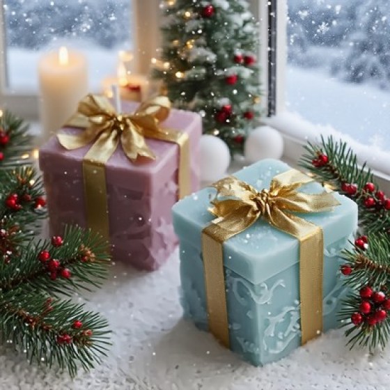 Silikonski kalup - Božićni dar