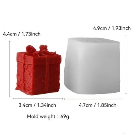 Silikonski kalup - Božićni dar