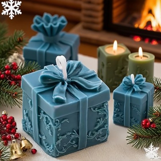 Silikonski kalup - Božićni dar