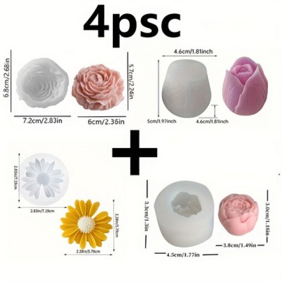 Silikonski kalupi/set