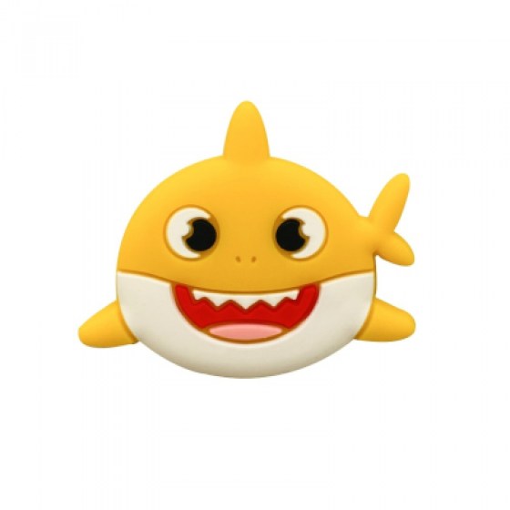 Silikonski baby shark žuti