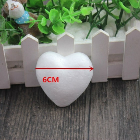 Srca od stiropora 60mm Srca od stiropora 60mm