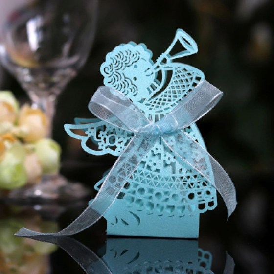 Ukrasne kutijice - anđelić - plave Ukrasne kutijice - anđelić - plave