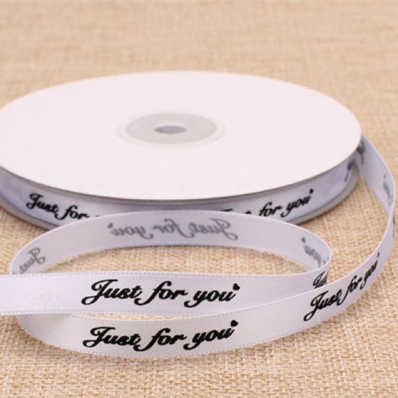 Ukrasna satenska traka bijela 10mm