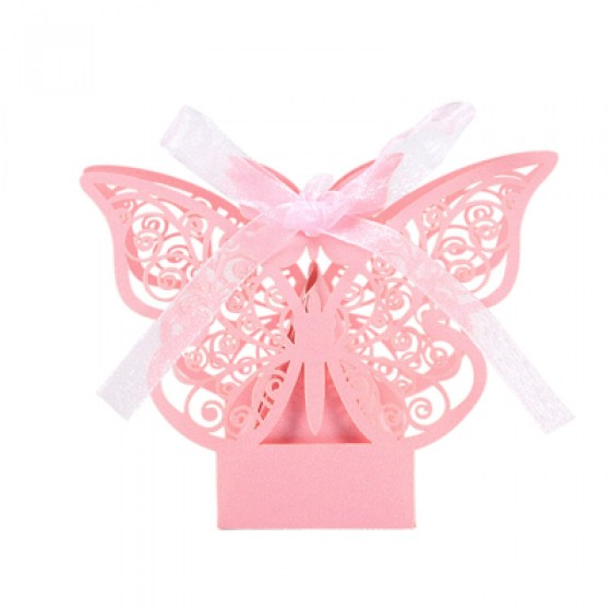 Ukrasne kutijice - leptir II - roze Ukrasne kutijice - leptir II - roze