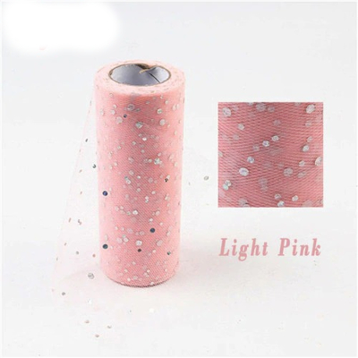 Dekorativni til glitter svijetlo rozi